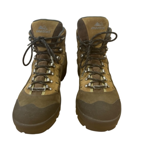 Montrail Men’s Hiking Boots Size 12 Vibram Sole Brown Suede Trail Outdoor rugged main image 4